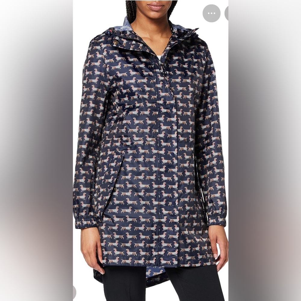 NWT Joules Women’s Golightly Waterproof Packaway Jacket, Size 12